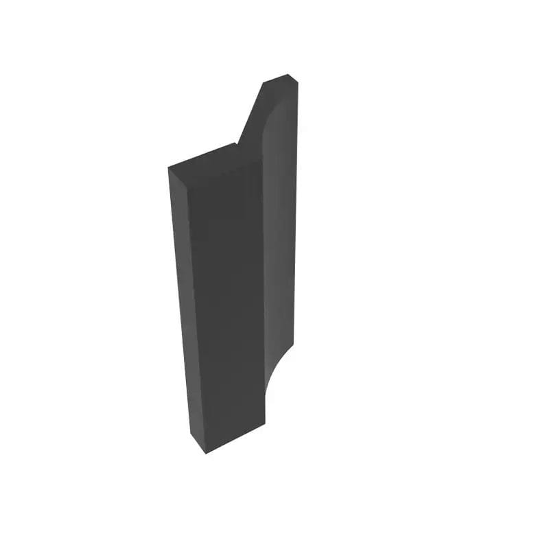 Refined Modern Slate Shaker Crown Molding with Heel