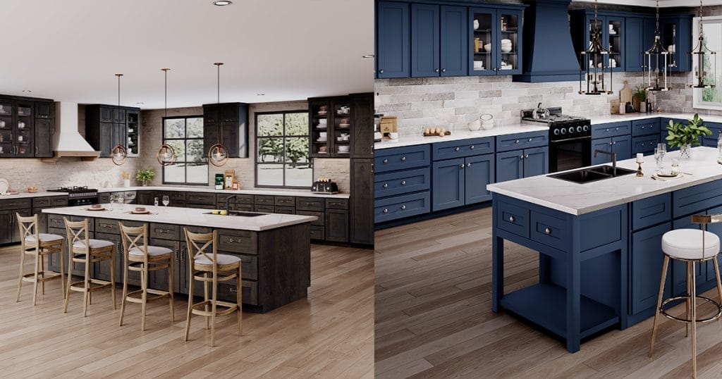 Ceiling-height cabinets