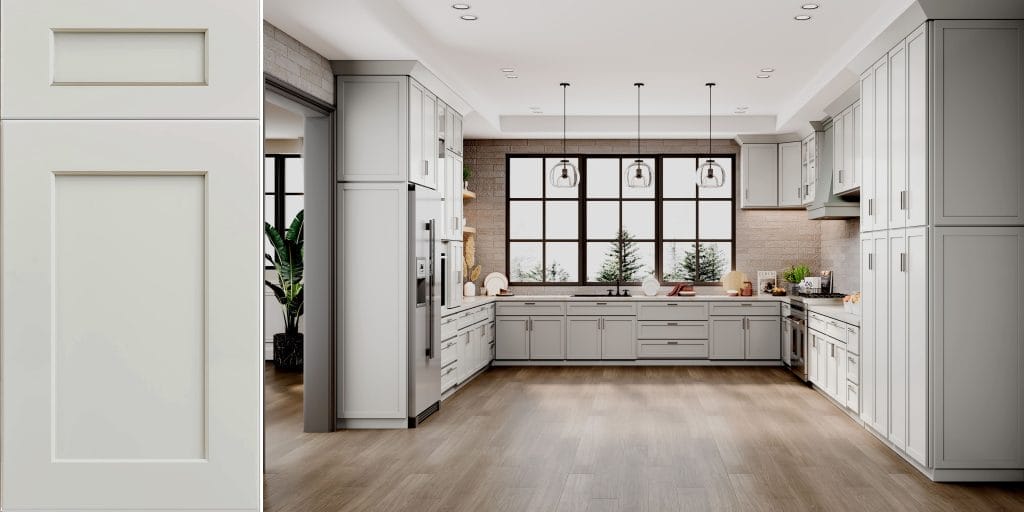 Prestigious Shaker Gray Kitchen Cabinets