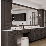 Refined Shaker Modern Slate Bathroom Vanities
