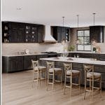 Refined Shaker Modern Slate Kitchen Cabinets