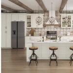 Serene Shaker Dove White Kitchen Cabinets