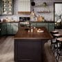 Green Kitchen Cabinets