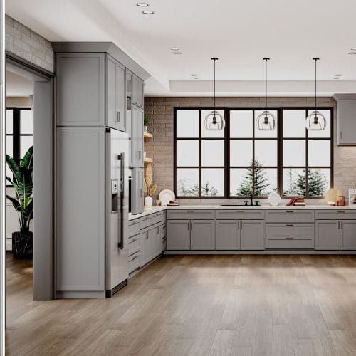 Prestigious Shaker Grey Kitchen Cabinets – Dark