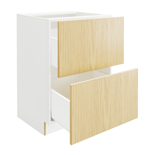 OAK Base Cabinet with 2 Drawers 2DB24