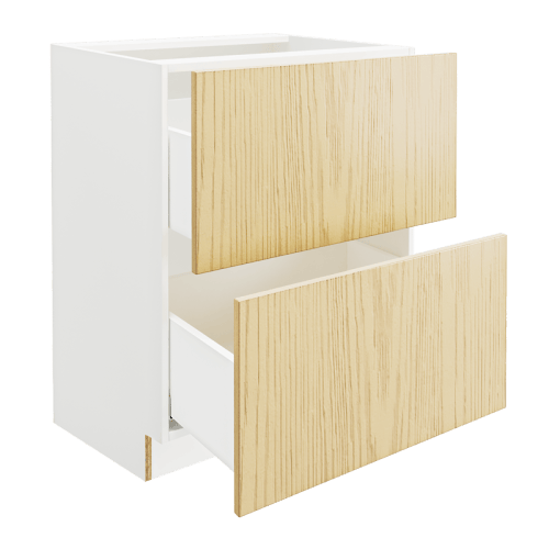 OAK Base Cabinet with 2 Drawers 2DB27