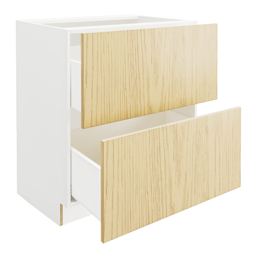 OAK Base Cabinet with 2 Drawers 2DB30