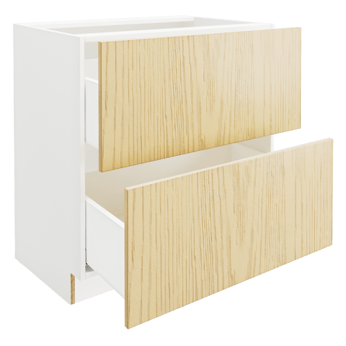 OAK Base Cabinet with 2 Drawers 2DB33