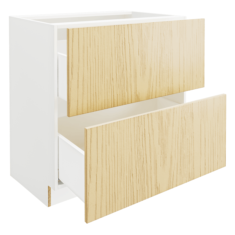OAK Base Cabinet with 2 Drawers 2DB33