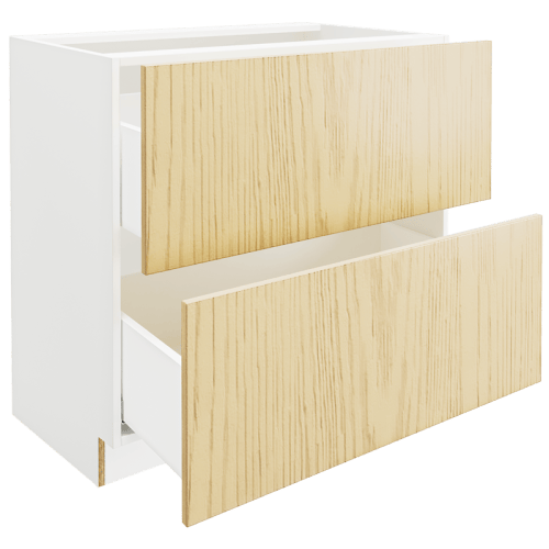 OAK Base Cabinet with 2 Drawers 2DB36