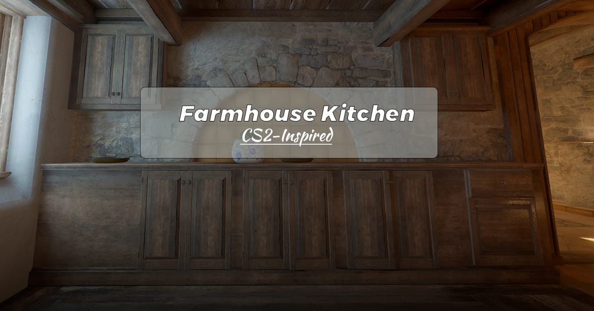 CS2-Inspired Farmhouse Kitchen