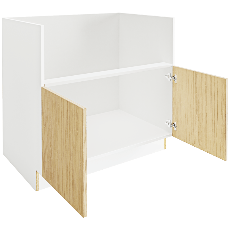 OAK Farm House Sink Base Cabinet FSM36