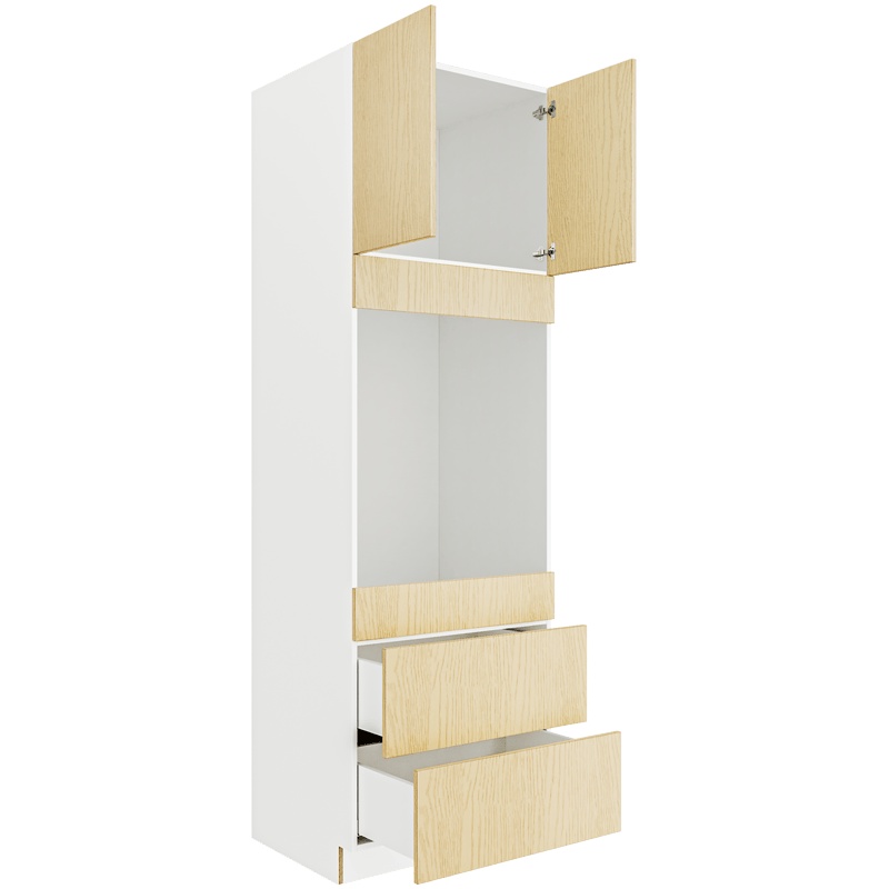 OAK Microwave&Oven Tall Cabinet MOC3096