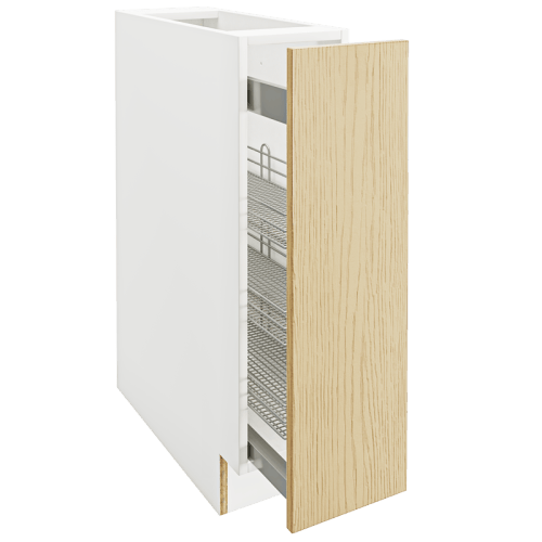 OAK Base Spice Rack Cabinet BSR09