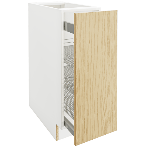 OAK Base Spice Rack Cabinet BSR12