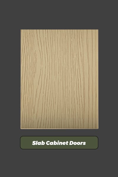 Slab Cabinet Door Style