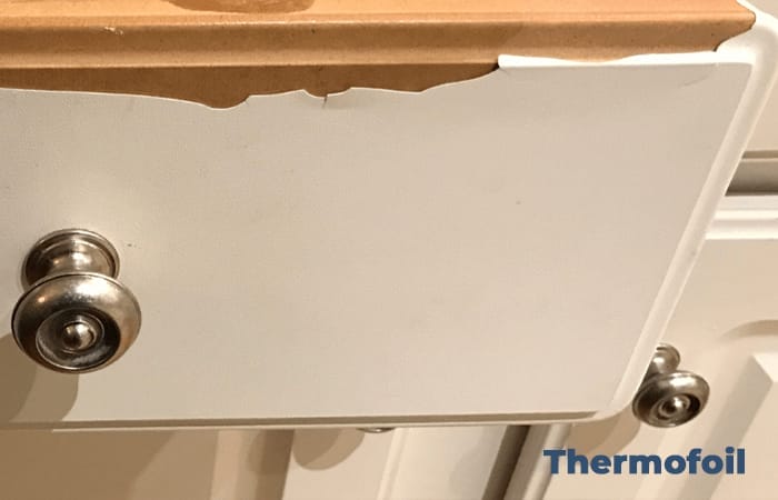 Damaged Thermofoil Drawer Front Panel – Understanding the Thermofoil Finish