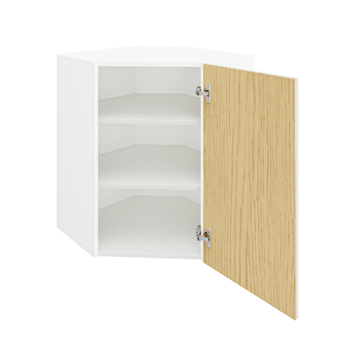 OAK Wall Diagonal Cabinet WDC2430