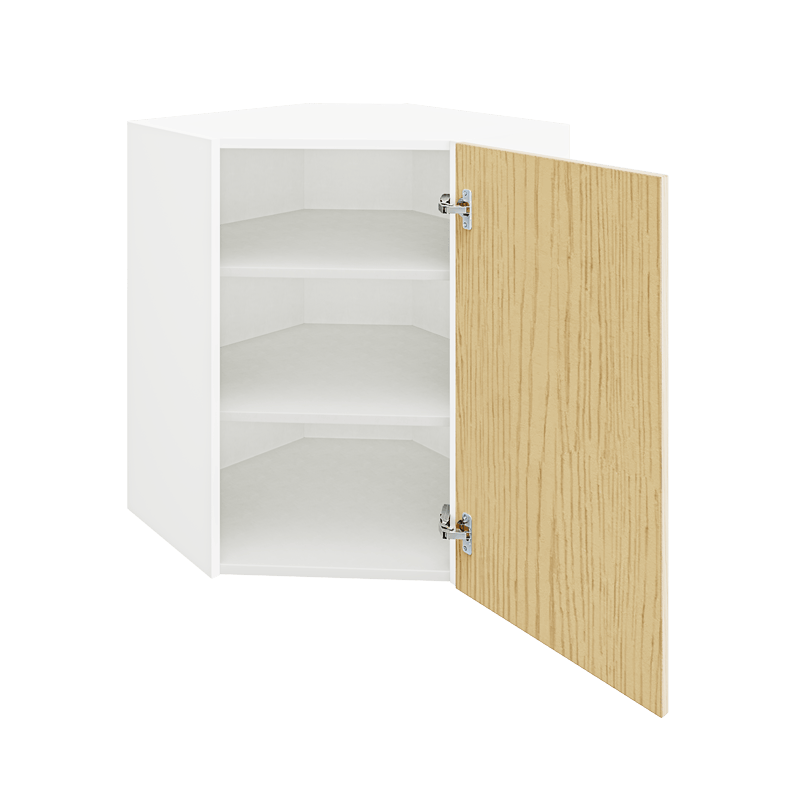 OAK Wall Diagonal Cabinet WDC2430