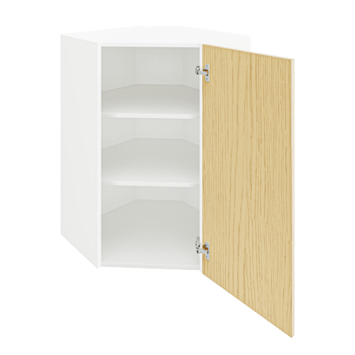 OAK Wall Diagonal Cabinet WDC2436