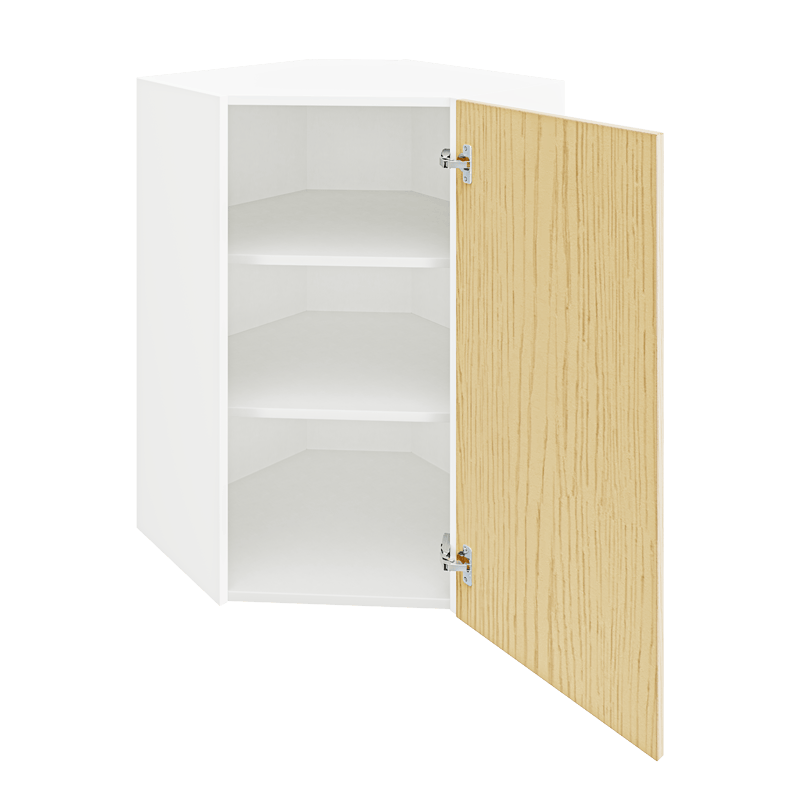 OAK Wall Diagonal Cabinet WDC2436