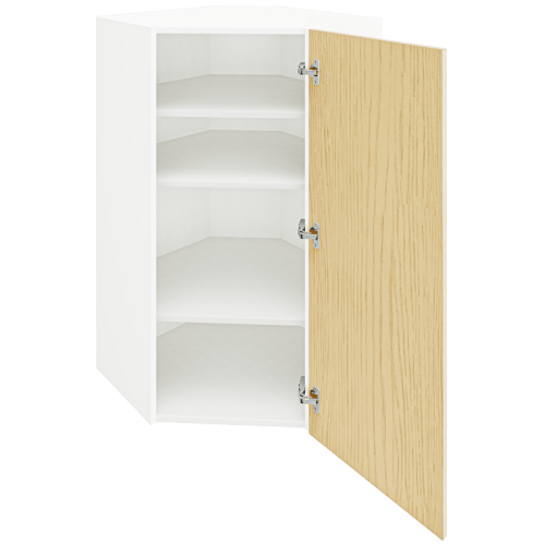 OAK Wall Diagonal Cabinet WDC2442