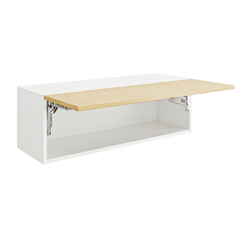 OAK Wall Single Lift Cabinet WSL3612