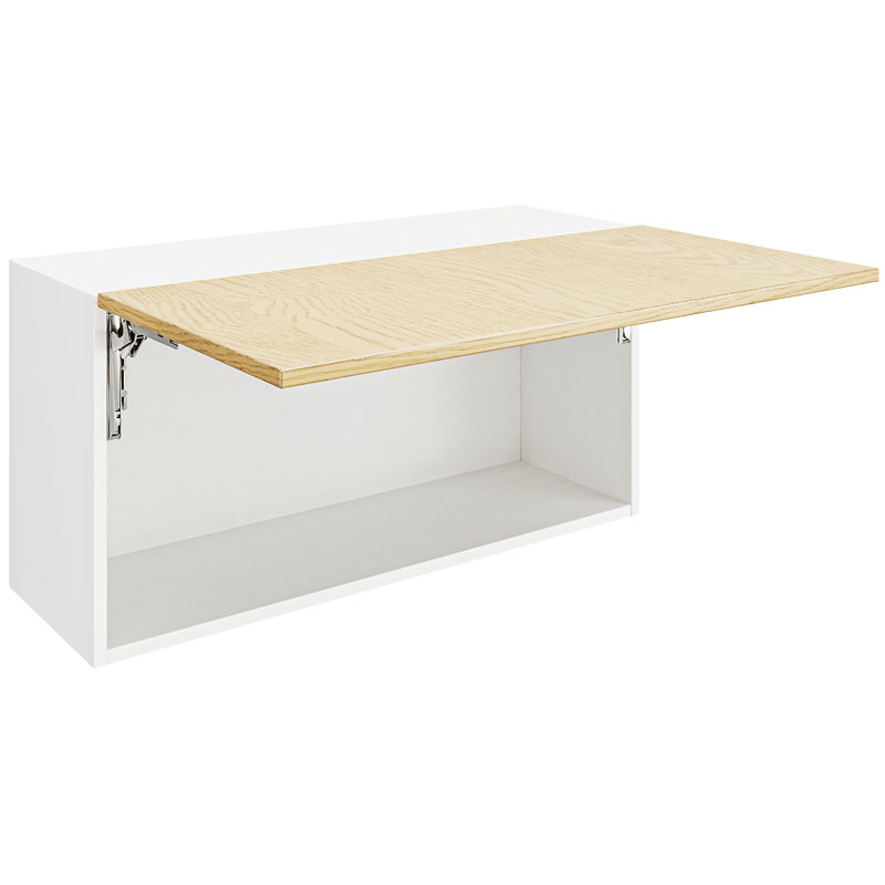 OAK Wall Single Lift Cabinet WSL3618