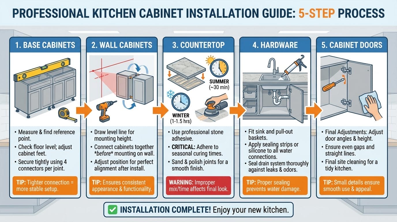 Cabinet Installation Steps