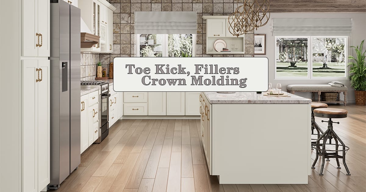 Toe Kick, Fillers & Crown Molding