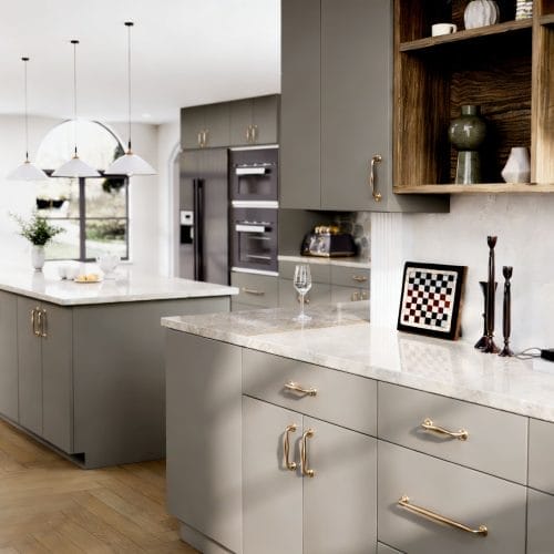 Ethereal Matte Grey Cabinets – EMG10