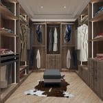 Sumptuous Walnut Closets