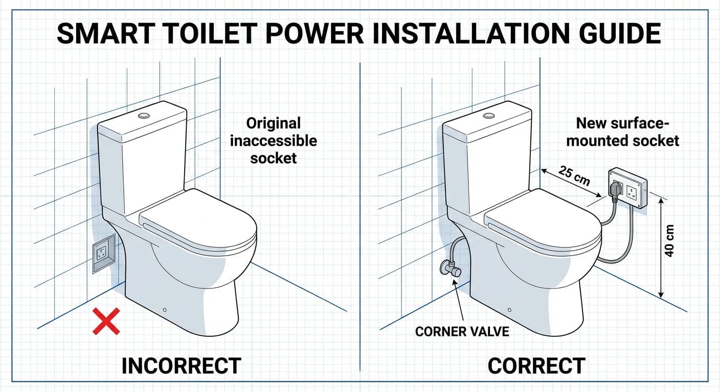 Smart Toilet Power Reservation Error