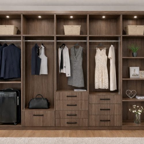 Sumptuous Walnut Closet