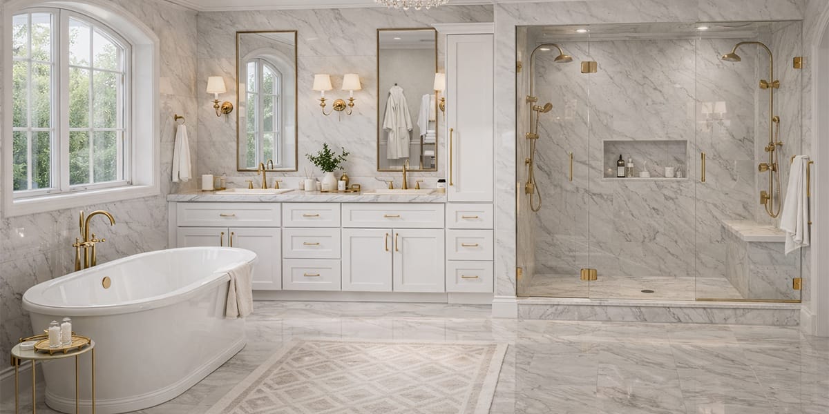 White Bathroom Vanity