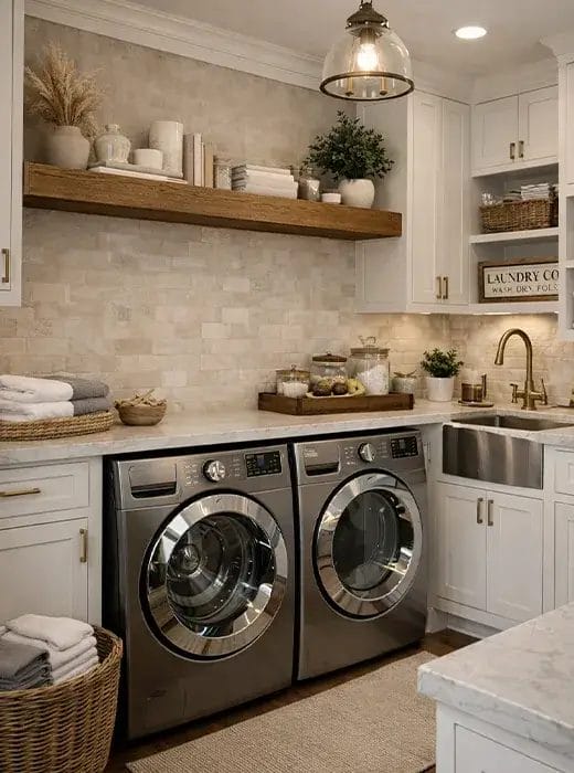 Cabinet - White Laundry Room White Laundry Room