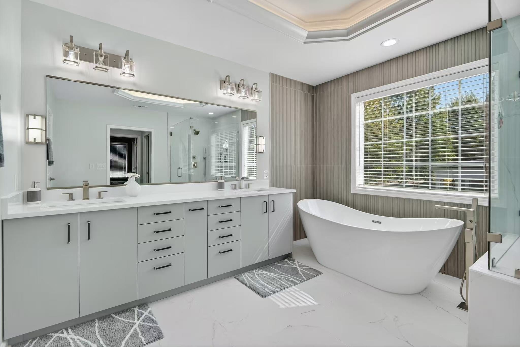 bathroom cabinet after