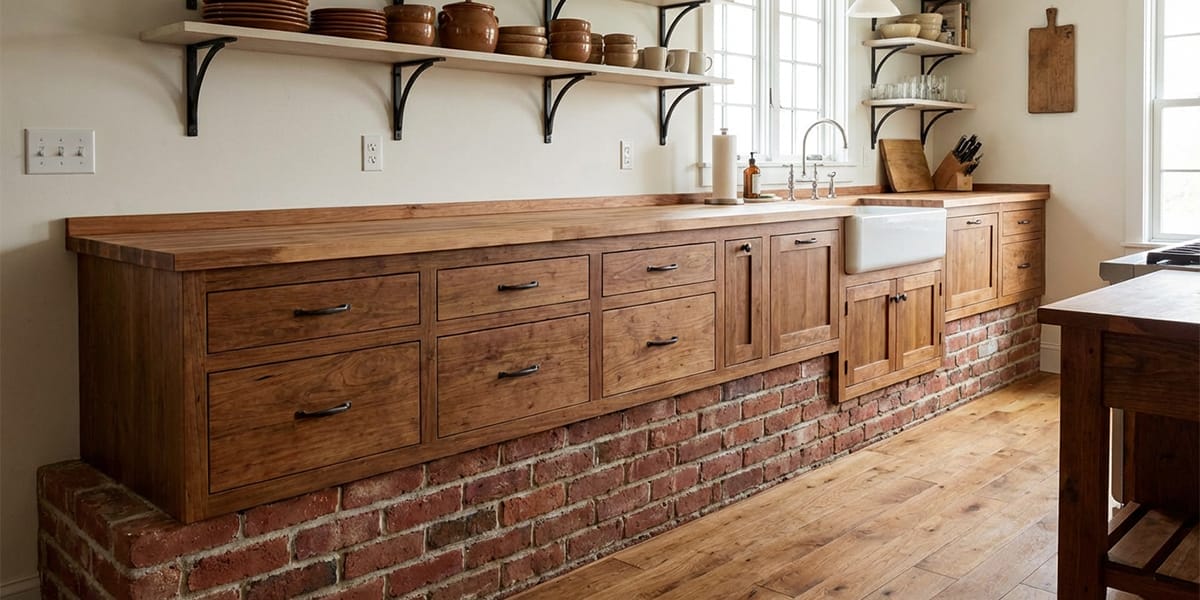 brick built base option