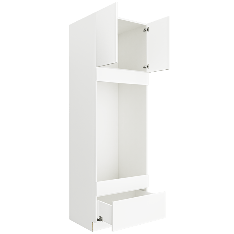 Matte White Double-Oven Tall Cabinet DOC3096