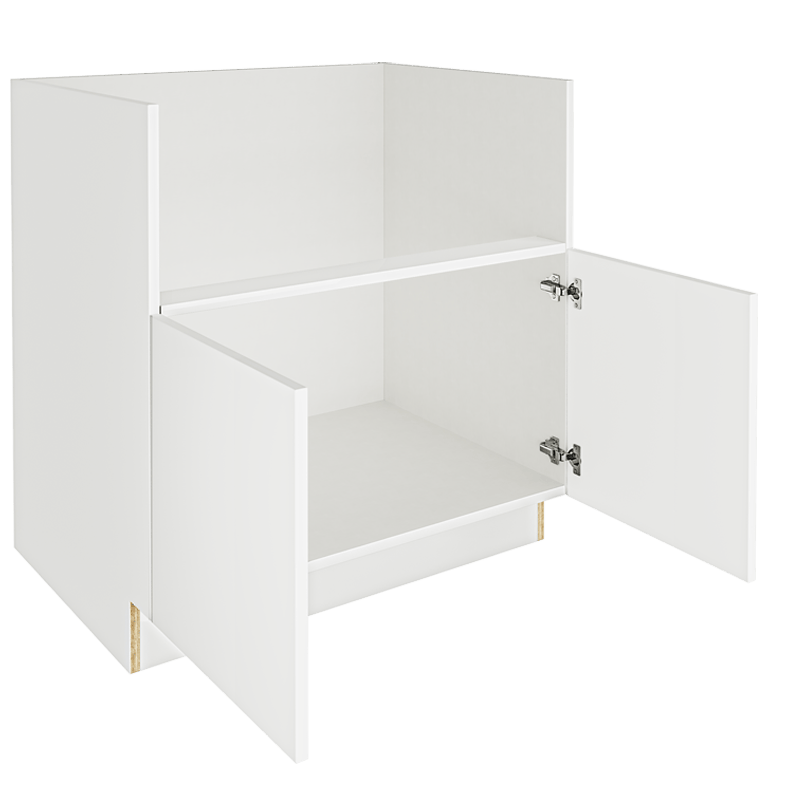 Matte White Farm House Sink Base Cabinet FSM33