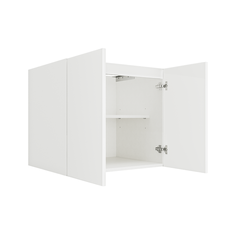 Matte White Floating Vanity Full Door Cabinet FVB27
