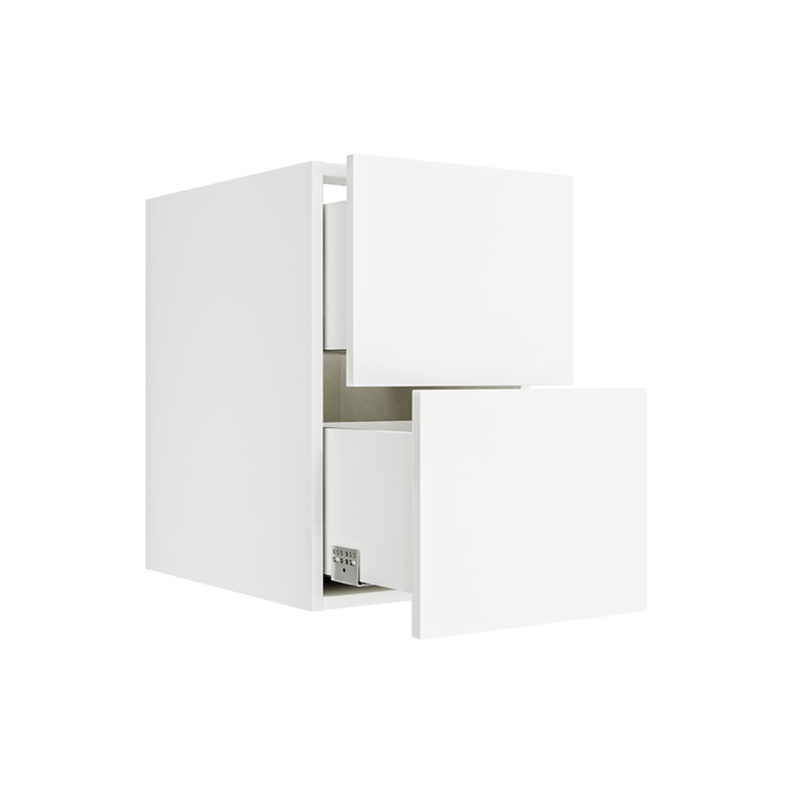 Matte White Floating Vanity Drawer Cabinet FVDB15