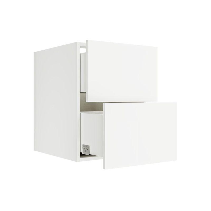 Matte White Floating Vanity Drawer Cabinet FVDB18