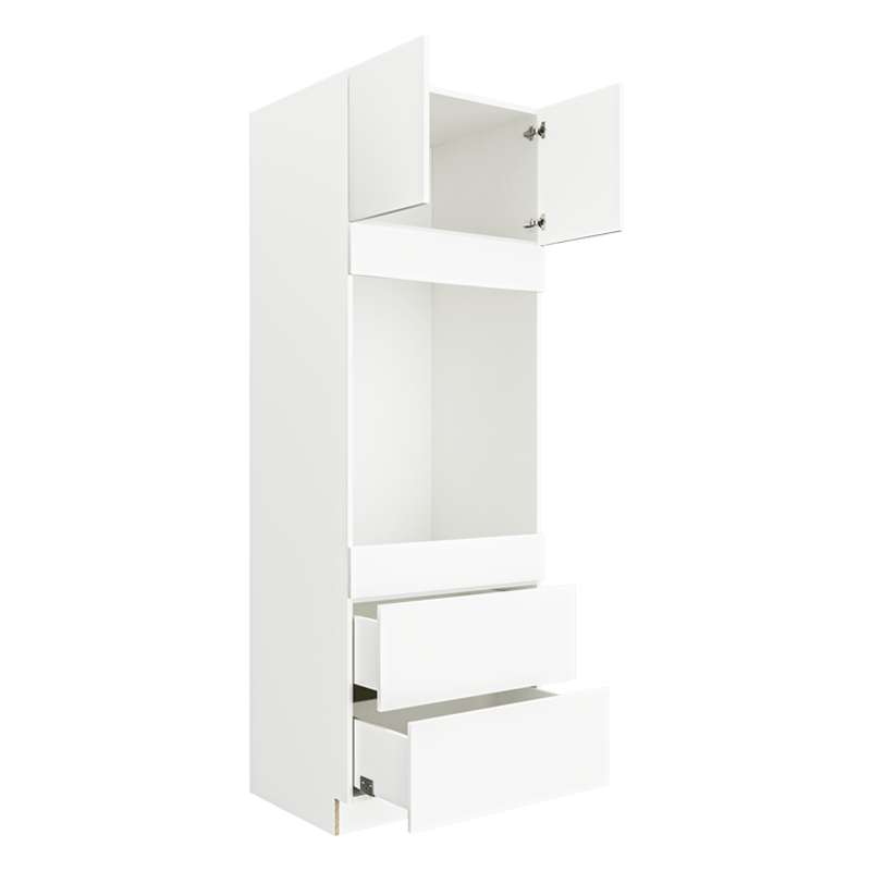 Matte White Microwave&Oven Tall Cabinet MOC3090