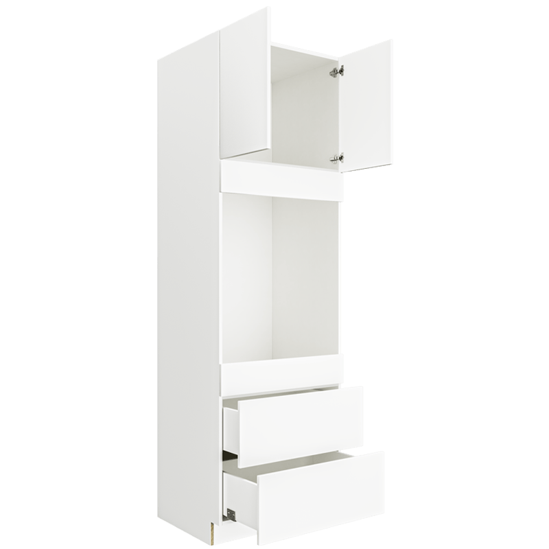 Matte White Microwave&Oven Tall Cabinet MOC3096