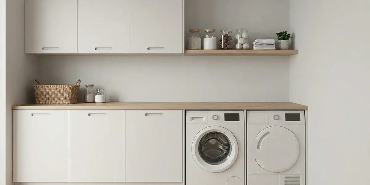 Minimalist matte cabinets