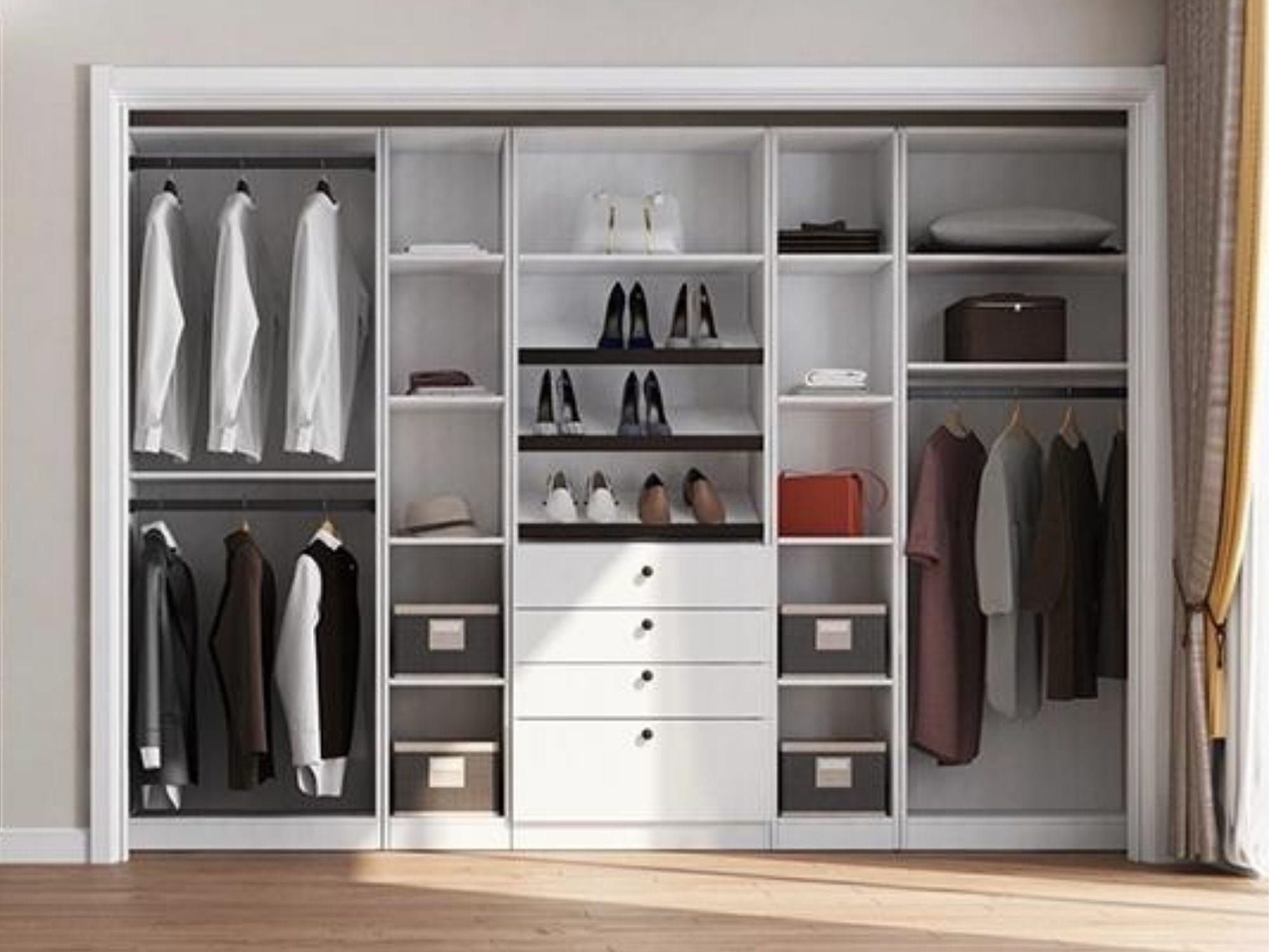 RTA Vanilla White Closets