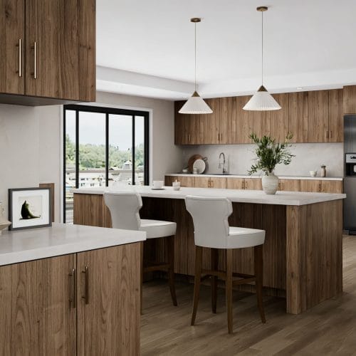 Sumptuous Walnut Cabinets – SWT-08
