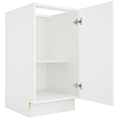 Matte White Vanity Base Full Door Cabinet VB18FHD
