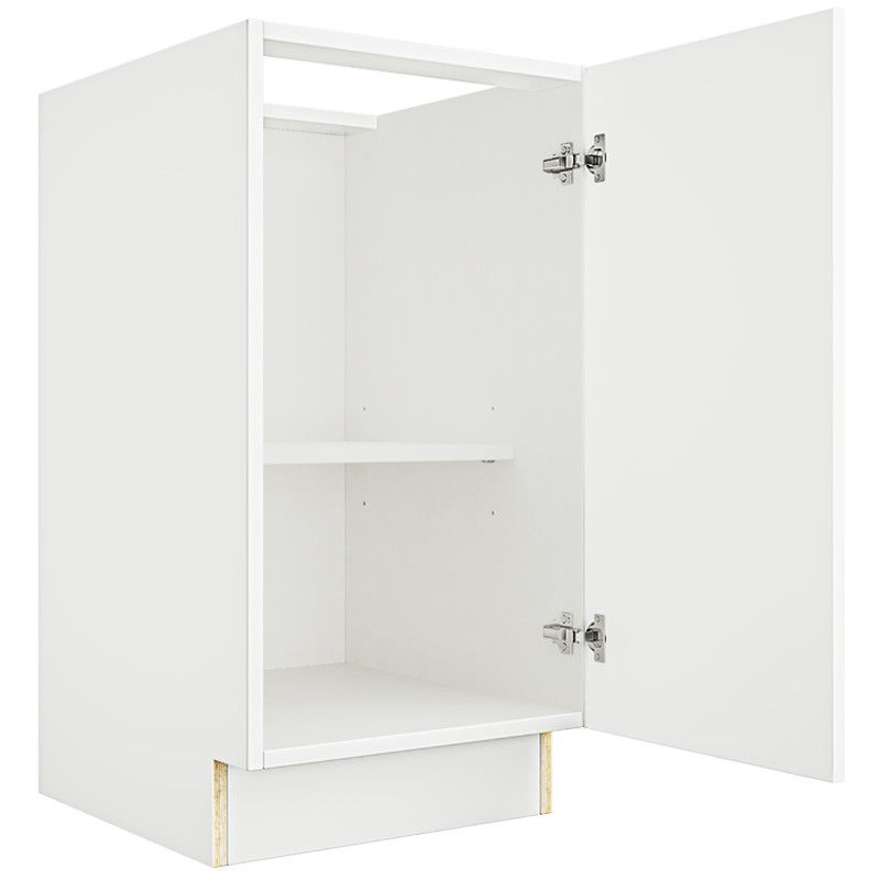 Matte White Vanity Base Full Door Cabinet VB18FHD
